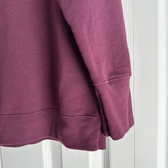 NWT Champion Sweatshirt Womens Size XL Maroon Crewneck Pullover Pink Logo - Picture 5 of 10